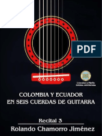 Colombia y Ecuador en Seis Cuerdas de Guitarra, Recital 3