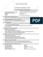 MSDS - Cloruro de Benzalconio 5%