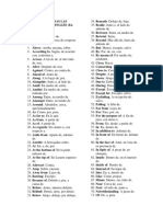 PREPOSICIONES EN INGLÉS LISTADO para Flojos