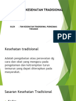 Sosialisasi Kesehatan Tradisional