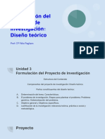 Unidad 3 Formulación Del Proyecto de Investigación