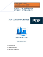 Plan de Induccion J&H Constructores S.A.S