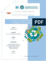 El Medio Ambiente Frente Al Hombre y Animales