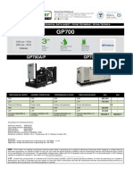 GP700A/P GP700SM/P: Scheda Tecnica / Technical Data Sheet / Fiche Tecnique / Ficha Tecnica