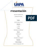 Tarea No. 1 Contabilidad III