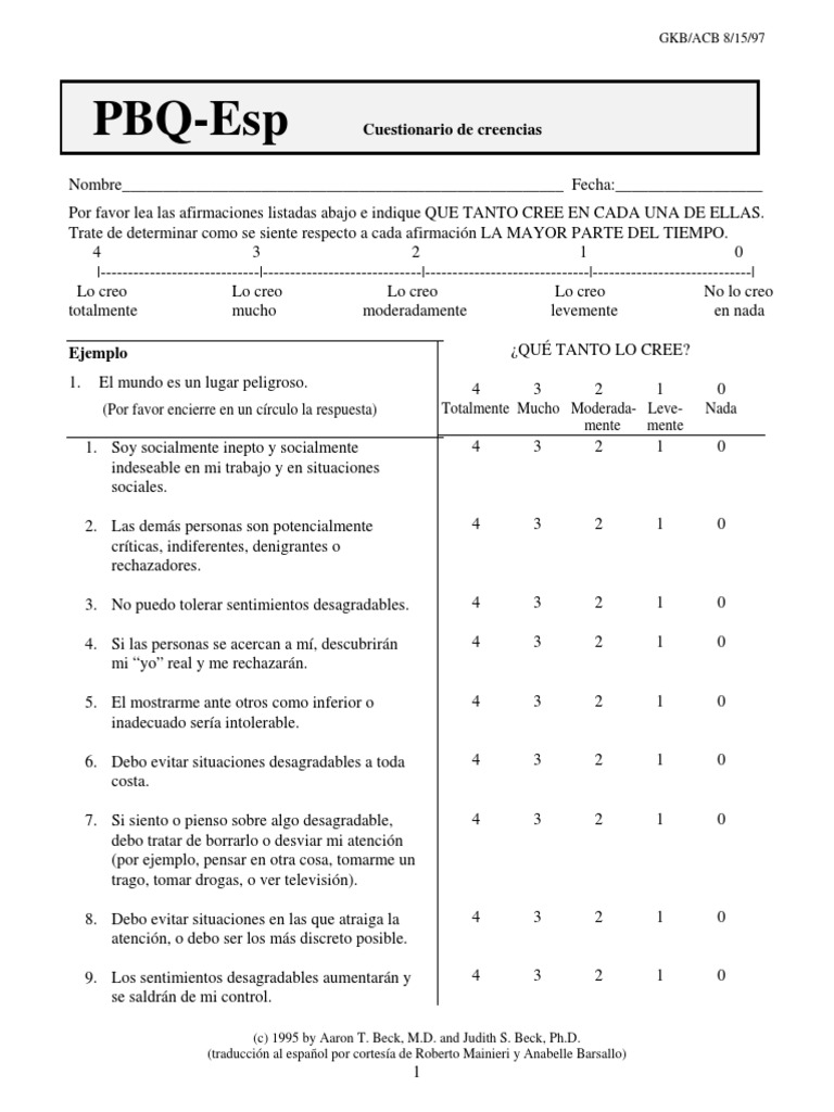 PBQ Español PDF | Descargar gratis PDF | Science | Ciencia y Tecnología