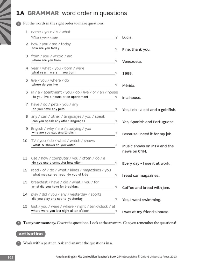 Grammar - File1PRE INTER 1 PDF | PDF | Linguistics | Grammar
