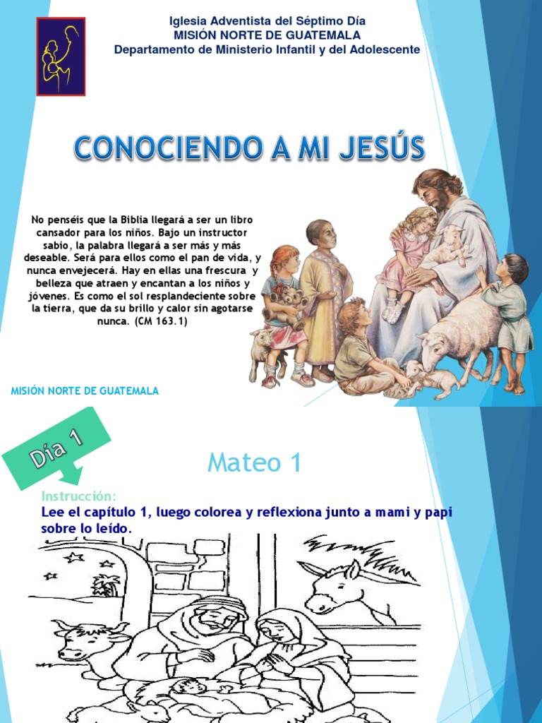 Conociendo A Mi Jesús. Plan de Estudio de La Biblia. | PDF | Textos ...