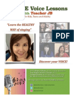 Online Voice Lessons with Teacher JB - Learn to Sing the Healthy Way