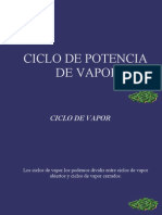 Ciclos de Vapor