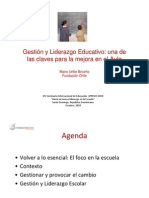 Gestion y Liderazgo Educativo - Dr. Mario Uribe
