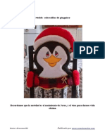 Molde Cubresillas Pinguinos PDF