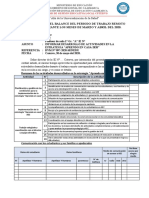 Informe Marzo-Abril