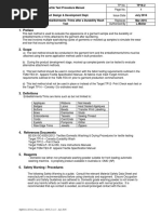 Dimensional Stability To Washing (ISO 3759) | PDF | Textiles | Clothing