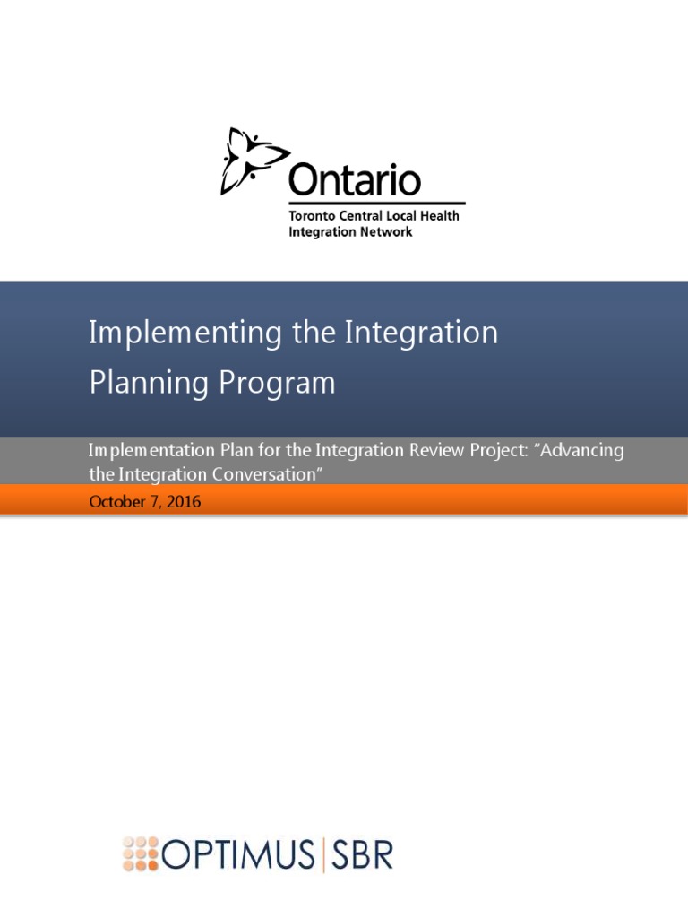 Implementing The Integration Planning Program | PDF | Governance ...