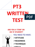PT3 Written Test