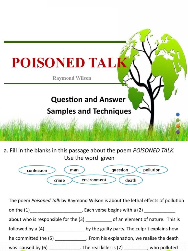 Poisoned Talk Question and Answer Samples and Techniques PDF
