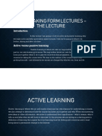 Note-Making Form Lectures