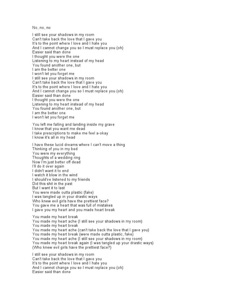 Juice Wrld Lucid Dreams Lyrics Pdf