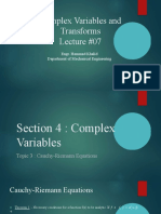 complex variables 3