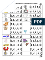 Tunog AEIOU, BD, Tall, SHORT, PATTERNS