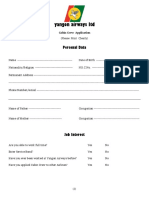Cabin Application Form PDF
