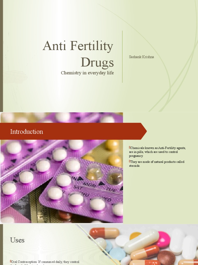 Anti Fertility Drugs: Chemistry in Everyday Life | PDF