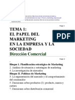 EL PAPEL DEL MARKETING EN LA EMPRESA Y LA SOCIEDAD Dirección Comercial - HTML
