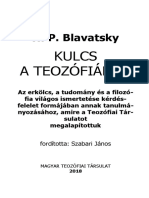 +BLAVATSKY - Kulcs A Teozofiához PDF