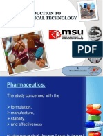 Introduction To Pharmaceutical Dosage Form