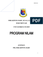 Dokumentasi Kurikulum 2019 - Program Nilam Tahun 2019