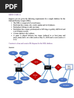 Mini-Case A.: Construct A Clean and Concise ER Diagram For The NHL Database