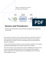 Sensors and Transducers and Introduction