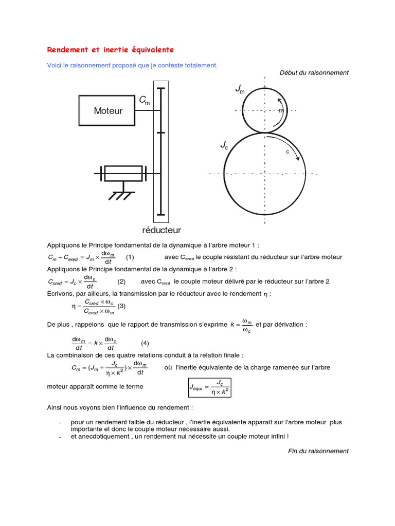 Inertie | PDF | Physique | Enseignement des mathématiques