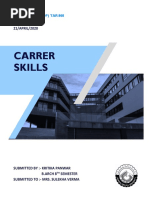 Carrer Skills: Assignment 7 21/APRIL/2020