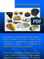 Conceptos fundamentales de las materias primas minerales