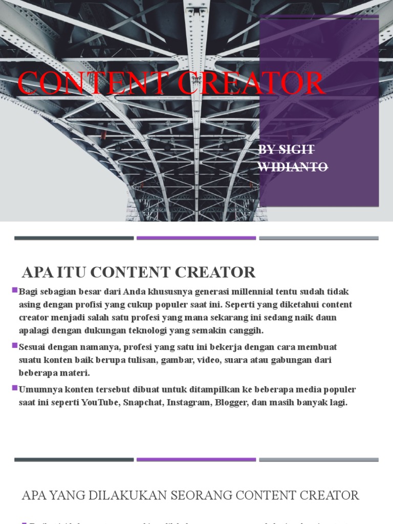 Pengertian dan Tugas Content Creator | PDF | Seni