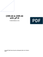 Thermo King CRR-20 - CRR-40 With P-D Controller PDF