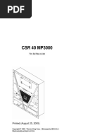 Thermo King Parts Manual CSR 40 MP3000 (50762-4-PM, Rev 0) PDF