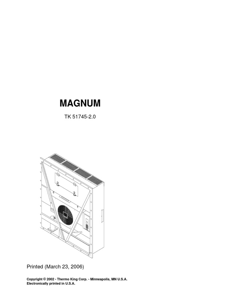 Thermo King Parts Manual MAGNUM (517454PM Rev 2) PDF PDF Pipe