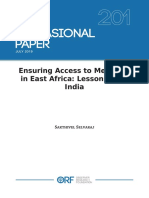 Ensuring Access To Medicines in East Africa Lessons From India PDF