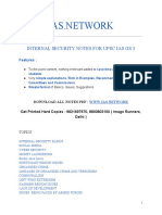 UPSC INTERNAL SECURITY NOTES by IAS - NETWORK PDF