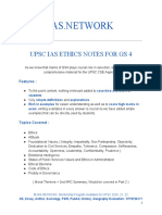 Upsc Ethics Notes For Ias - Network PDF