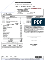 Jose Maria College: Certificate of Registration