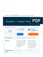 Clockify Vs Tempo Timesheets - 2020 Feature-Comparison