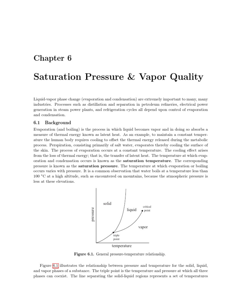 Saturation Pressure Apparatus TH3 PDF PDF Enthalpy Evaporation