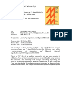 Magnetic properties of pure and Fe doped HoCrO3 thin films fabricated via a solution route-JMMM2016