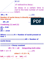 Nuclear Decay Law