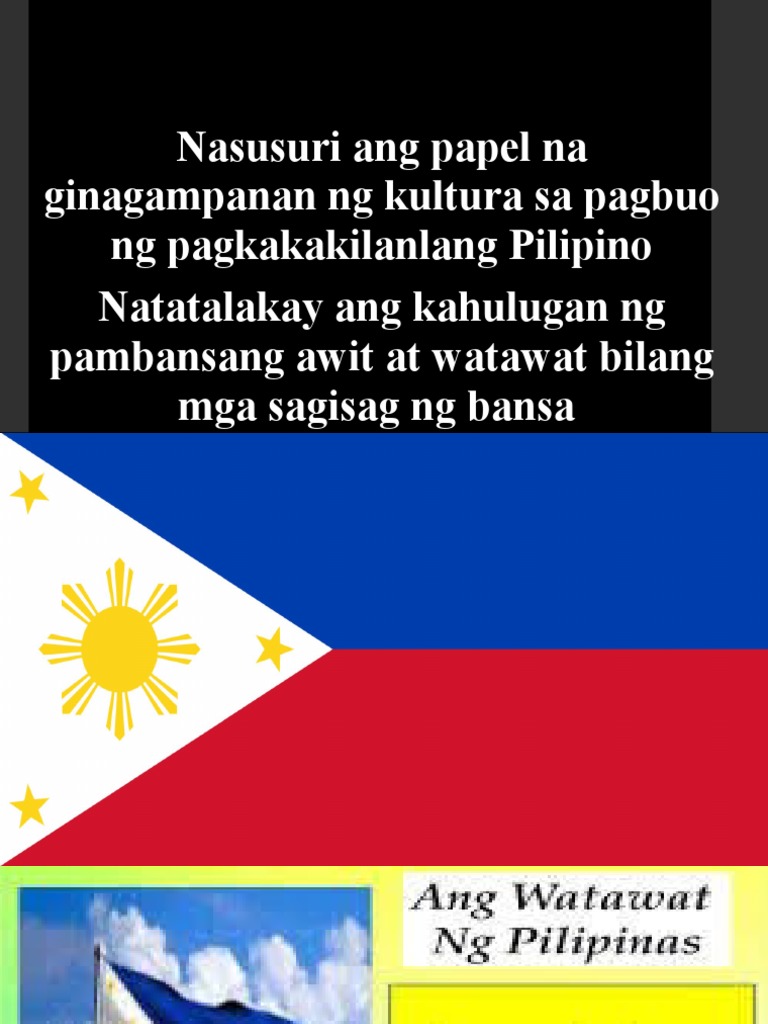 Watawat NG Pilipinas | PDF