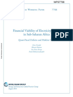 Financial Viability of Electricity Sectors in SSA